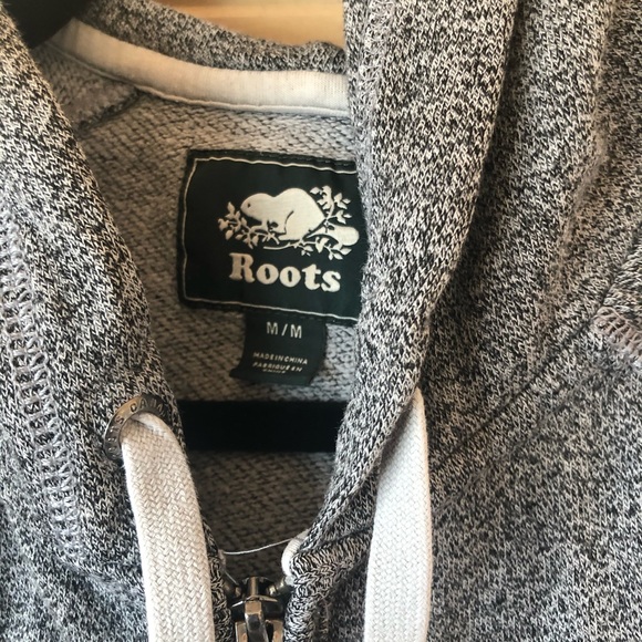 Roots Salt and Pepper Original Full Zip Hoodie - Picture 3 of 5